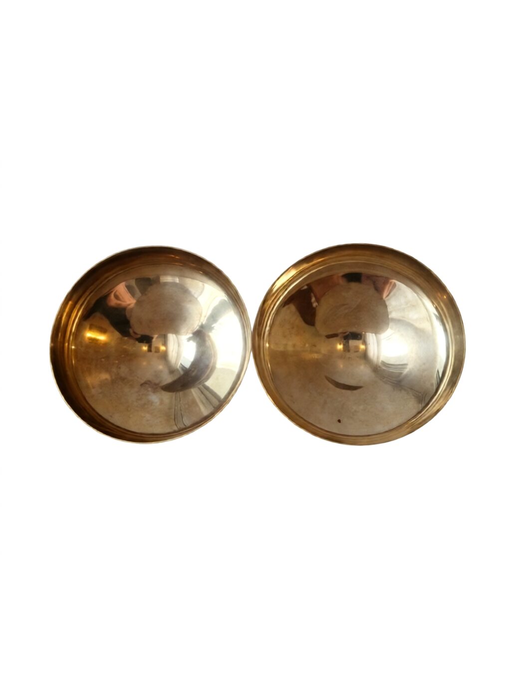 Mid-20th Century Spanish Industrial Renaissance Revival Silverplate on Brass Dessert Coupes – 5½" H - Image 5