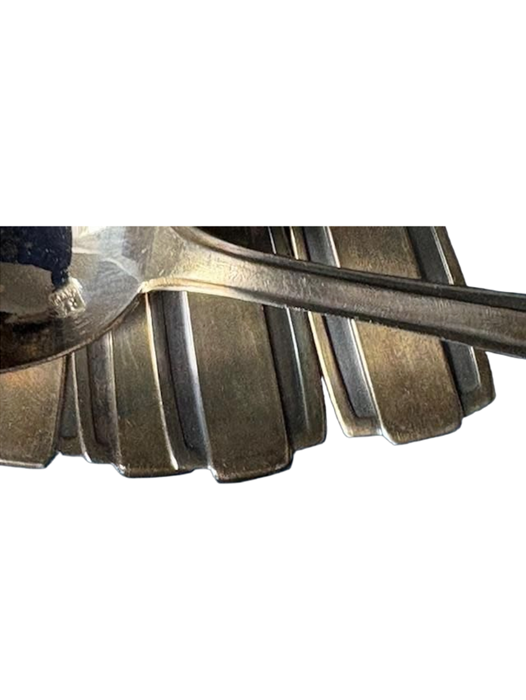 Art Deco French Silver-Plated Coffee Spoons, Set of Twelve - 5½" - Image 6