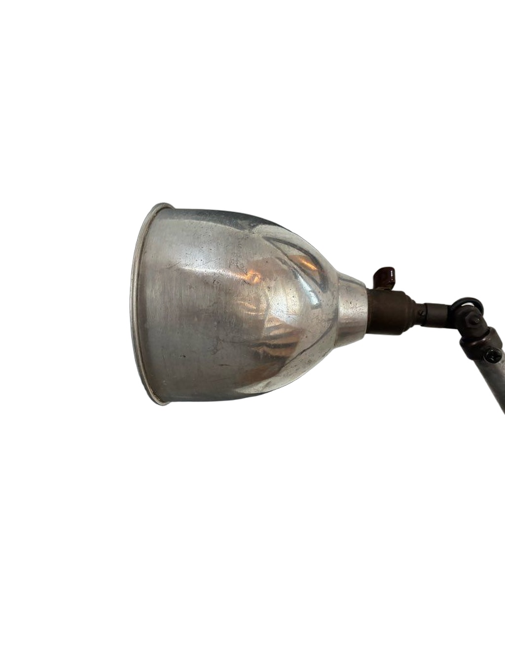 Early 20th Century Metal Workshop Lamp - 31.5" - Image 13