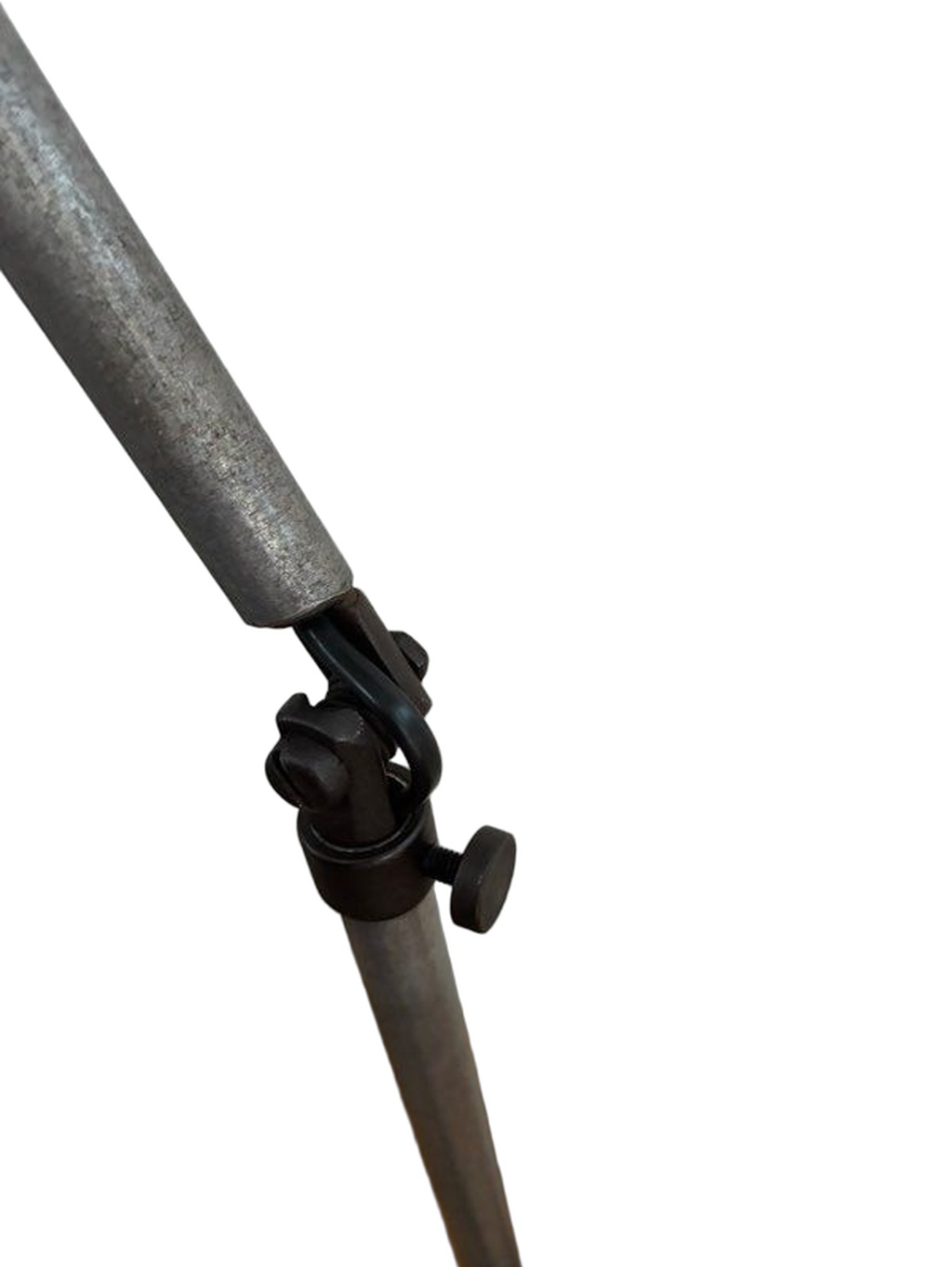 Early 20th Century Metal Workshop Lamp - 31.5" - Image 3