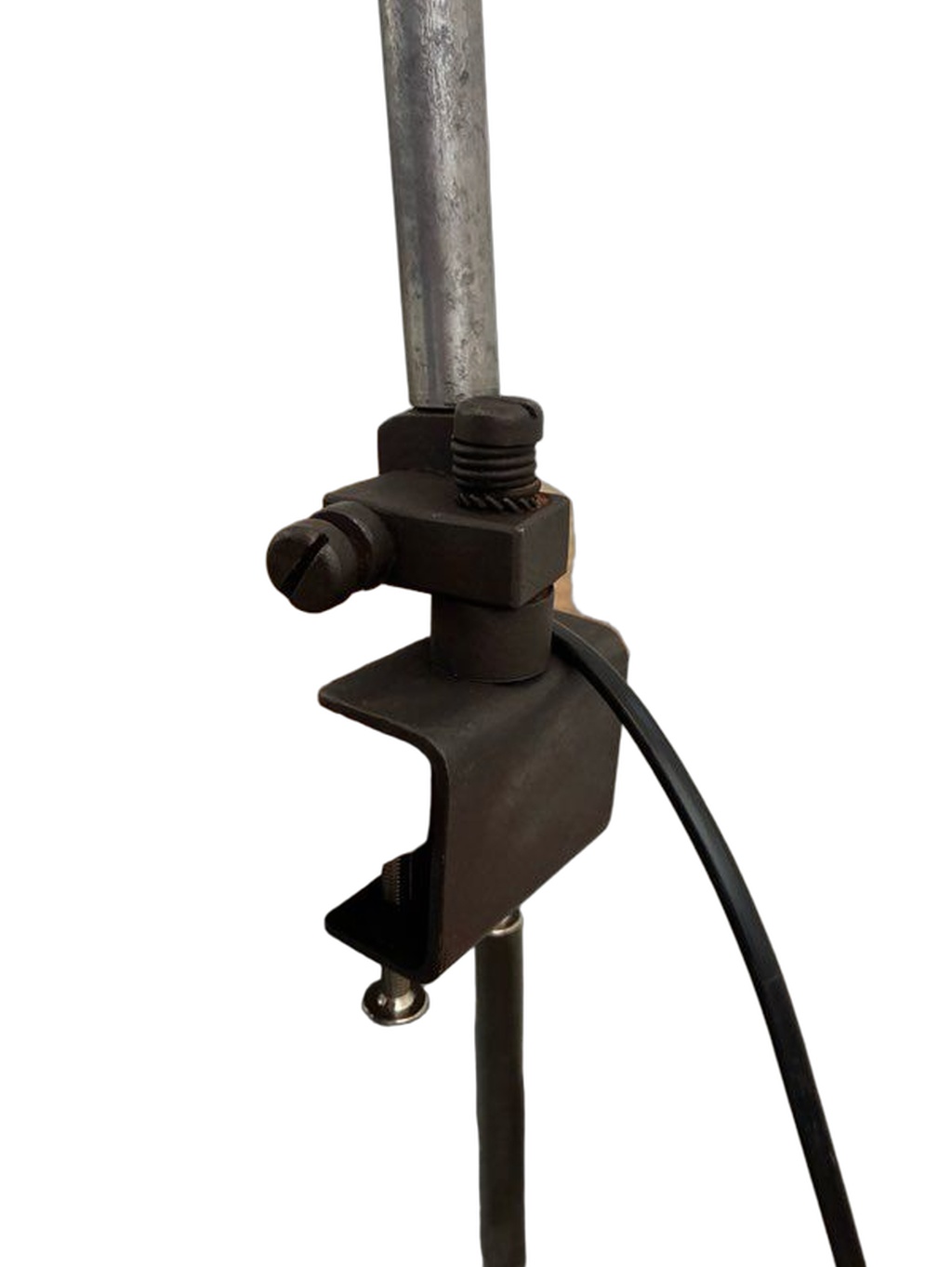 Early 20th Century Metal Workshop Lamp - 31.5" - Image 4