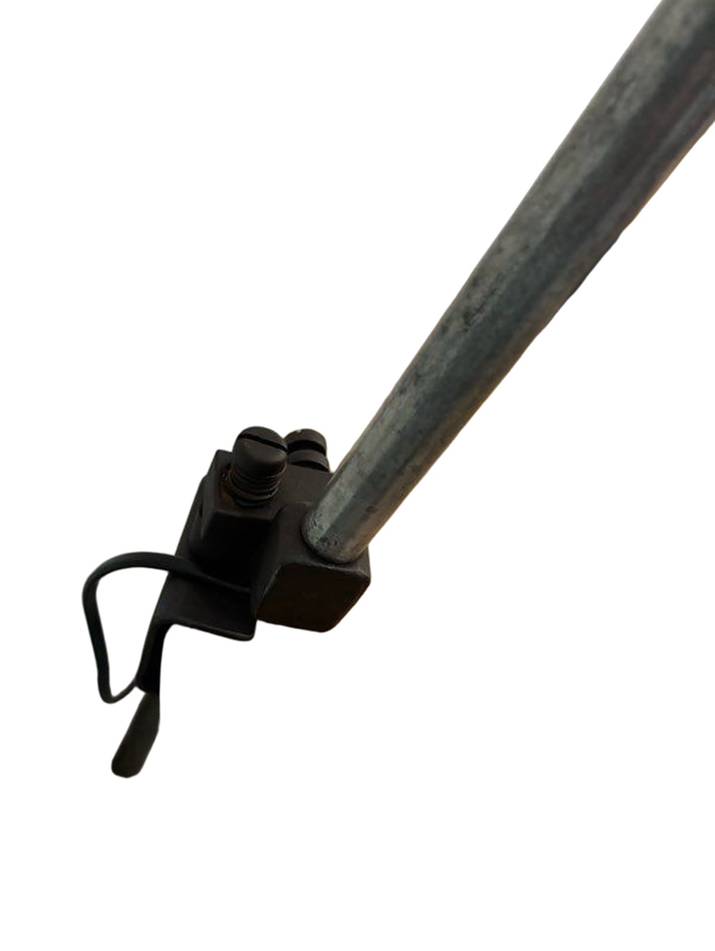 Early 20th Century Metal Workshop Lamp - 31.5" - Image 9