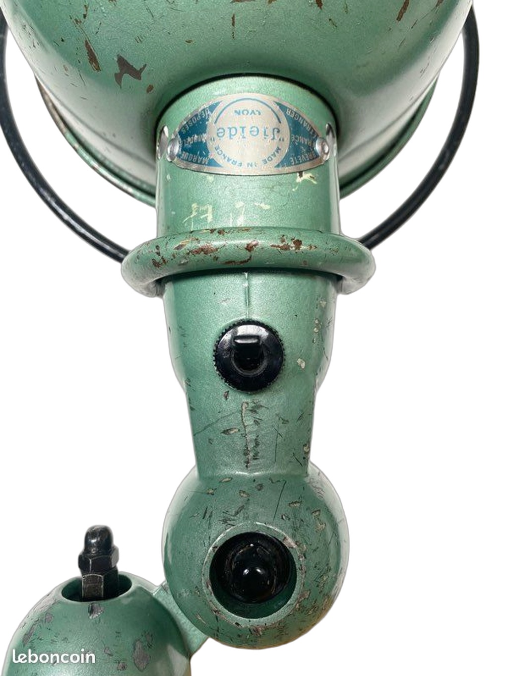 Vintage Jielde Green Vespa Lamp - 11" - Image 5