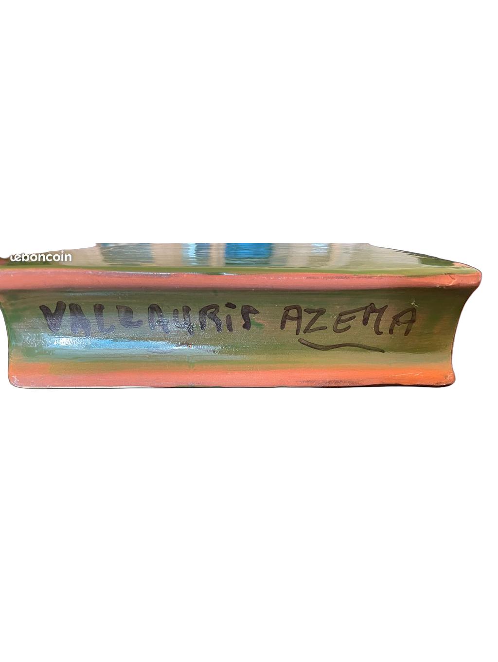 Mid-Century Modern Ceramic Napkin Holder by AZEMA - 5" - Image 7