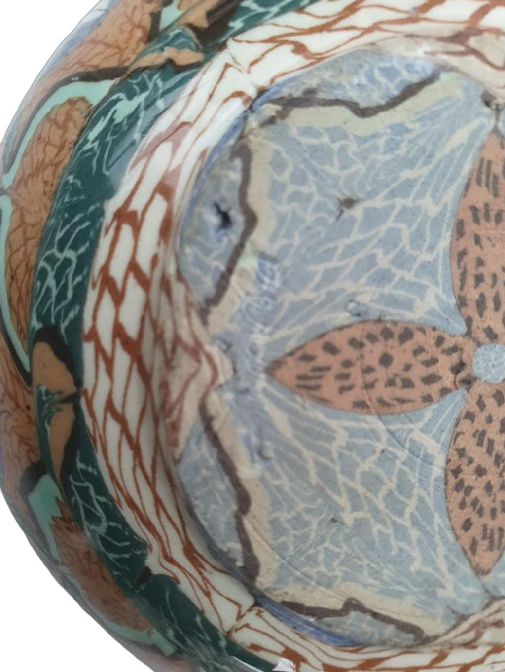Set of 2 Vallauris Ceramic Mosaic Bowls - 5.1" - Image 4