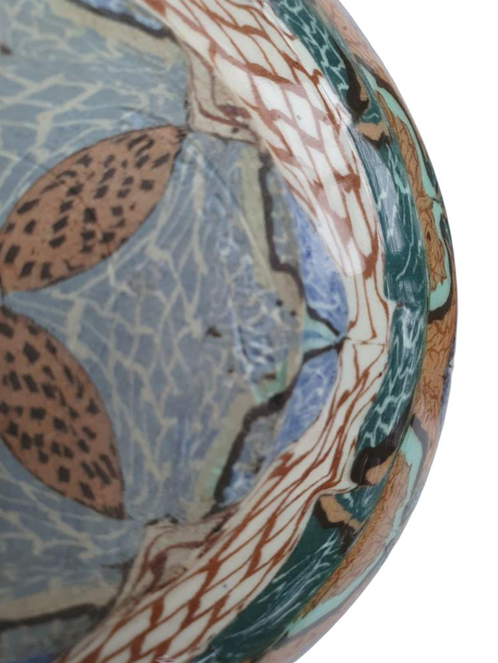 Set of 2 Vallauris Ceramic Mosaic Bowls - 5.1" - Image 5