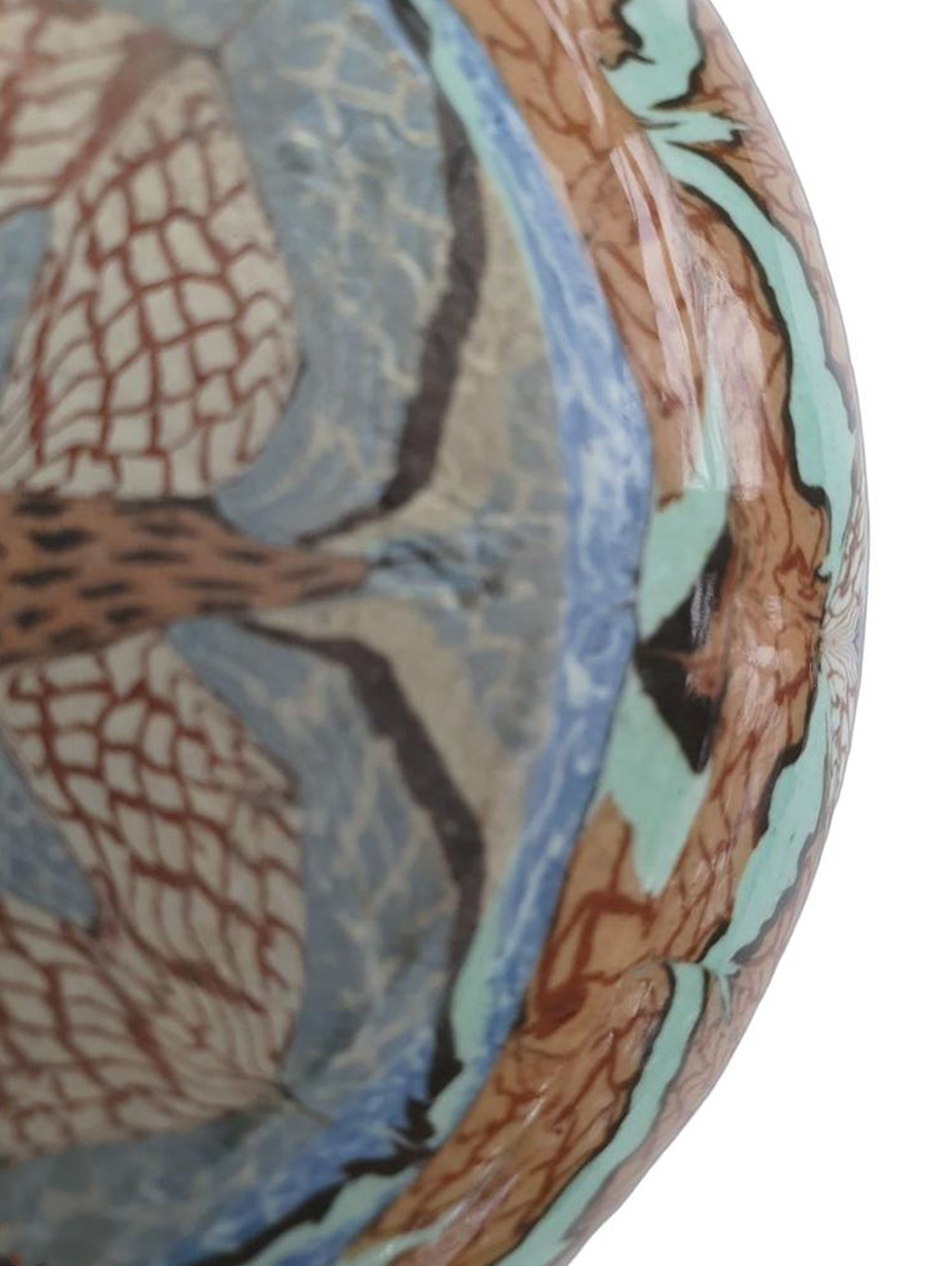 Set of 2 Vallauris Ceramic Mosaic Bowls - 5.1" - Image 9